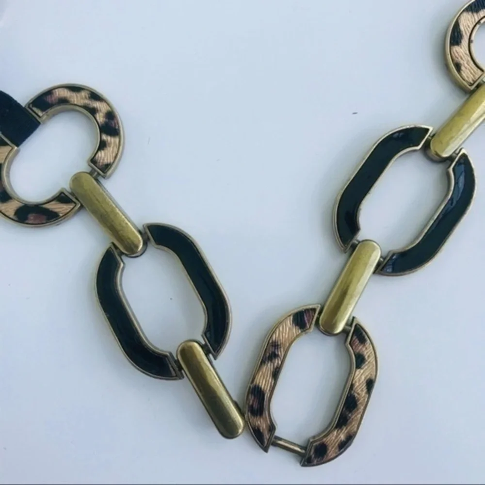 Women's Belt Metal Animal Print‎